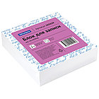 Блок для записи на склейке OfficeSpace, 9*9*2см, белый, фото 2