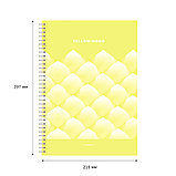 Тетрадь 80л., А4, клетка, на гребне BG "Yellow mood", матовая ламинация, фото 3