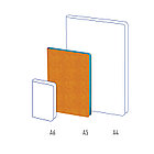 Записная книжка А5 80л., кожзам, Berlingo "Fuze", цветной срез, оранжевый, фото 4