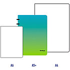 Бизнес-тетрадь А5+, 80л., Berlingo "Radiance", клетка, на кольцах, с возм. замены блока, 80г/м2, пла, фото 6