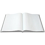 Книга учета OfficeSpace А4, 96 листов, линия, обложка - твердый глянцевый переплет, фиолетовый, фото 2