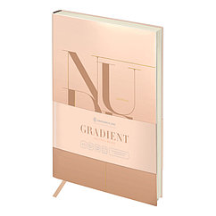 Ежедневник недатированный А5, 136л., кожзам, Greenwich Line "Gradient. Neutral beige", тон. блок