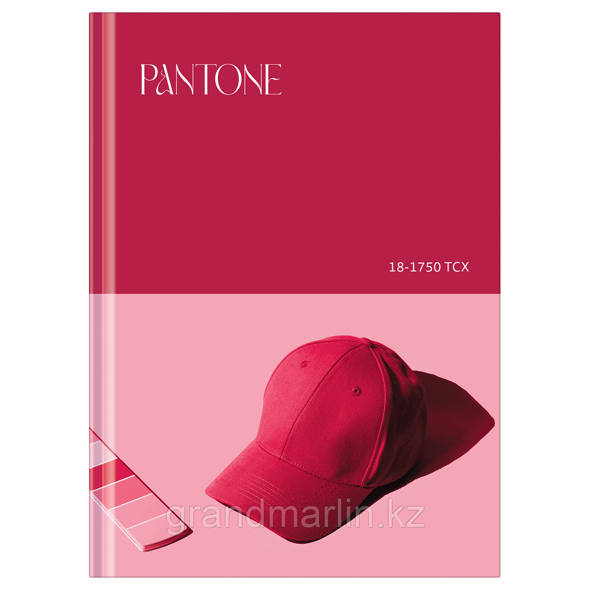 Записная книжка А5 80л. BG "Viva magenta", soft-touch ламинация, блок в точку, фото 1