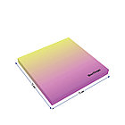 Бумага для заметок клейкая Berlingo "Ultra Sticky.Radiance" 75 х 75мм, 50л, желтый/розовый градиент, фото 3