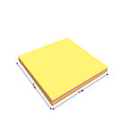 Самоклеящийся блок Berlingo "Ultra Sticky", 75*75мм, 100л, 4 неоновых цвета, фото 4