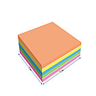 Самоклеящийся блок Berlingo "Ultra Sticky", 75*75мм, 450л, 5 неоновых цветов + 1 белый, фото 4