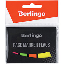 Флажки-закладки Berlingo 45*25мм, 20л+45*12, 20л*3 неоновых цвета, европодвес