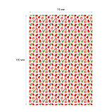 Упаковочная бумага глянц. 70*100см, MESHU "Strawberry", 90г/м2, фото 3