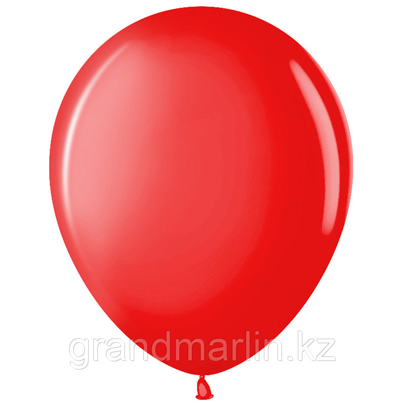 Воздушные шары, 50шт., М12/30см, MESHU, пастель, красный - фото 1 - id-p107440594