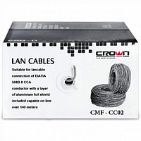 Желілік кабель CROWN CMU-CC02 Black (cat.5e)
