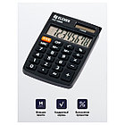 Калькулятор карманный Eleven SLD-100NR, 8 разрядов, двойное питание, 58*88*10мм, черный, фото 3