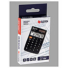 Калькулятор карманный Eleven SLD-100NR, 8 разрядов, двойное питание, 58*88*10мм, черный, фото 8