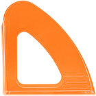 Лоток для бумаг вертикальный OfficeSpace "Colorful", тонированный оранжевый, фото 3