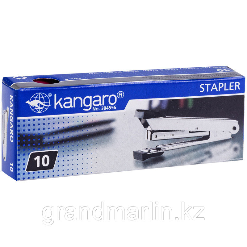Степлер Kangaro №10 до 20л., металлический корпус, ассорти - фото 9 - id-p107441479