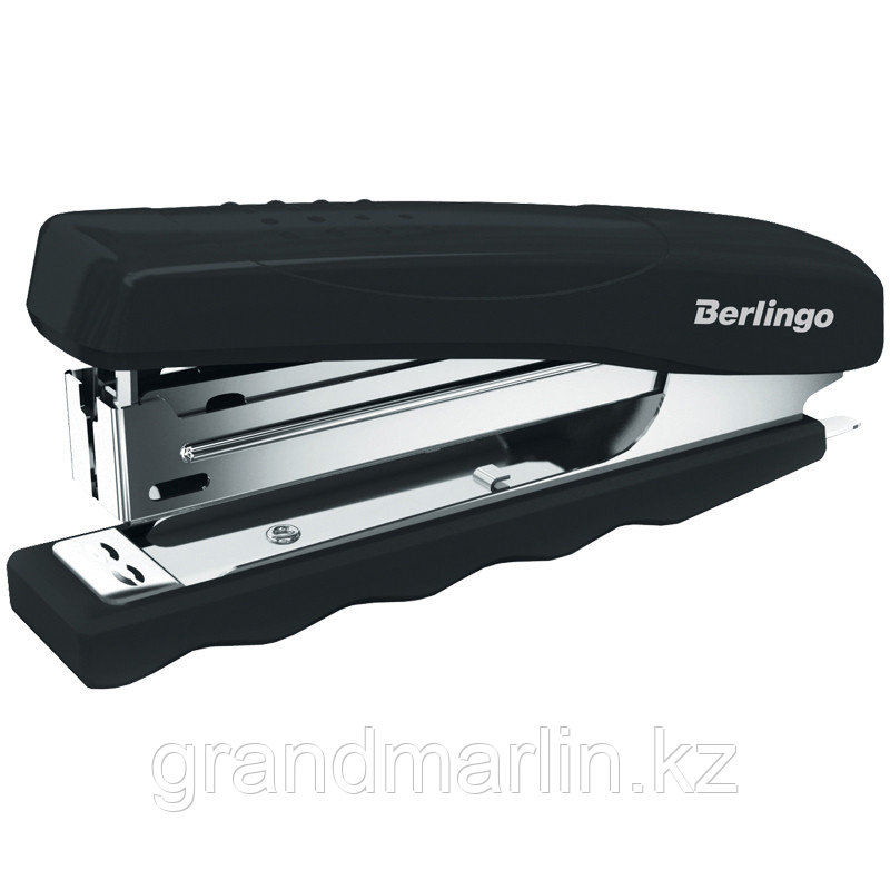 Степлер Berlingo Comfort №10 до 16л., пластиковый корпус, черный