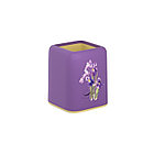 Подставка настольная пластиковая ErichKrause® Forte, Iris, фиолетовая с желтой вставкой, фото 2