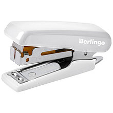 Мини-степлер №10 Berlingo "Comfort" до 10л., пластиковый корпус, белый