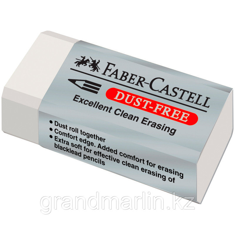 Ластик Faber-Castell 41x18,5x11,5мм, белый - фото 1 - id-p107441205