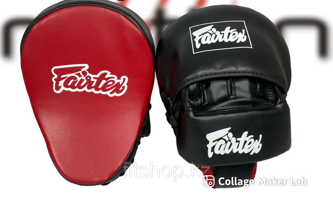 Лапы для бокса Fairtex (PU) Цвет черно/красный - фото 1 - id-p107441819