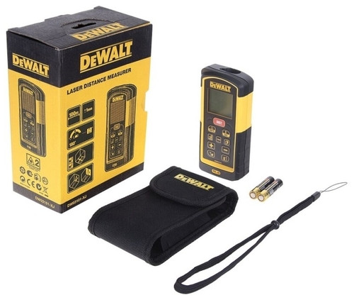 Лазерный дальномер DeWalt DW03101 (100 м, ± 1,0 мм, IP 54, AAA)