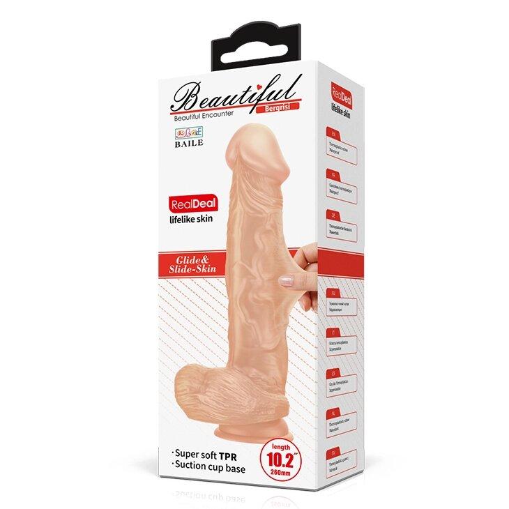Реалистичный фаллоимитатор Beautiful Bergrisi (раб. 19*5,5 см.)