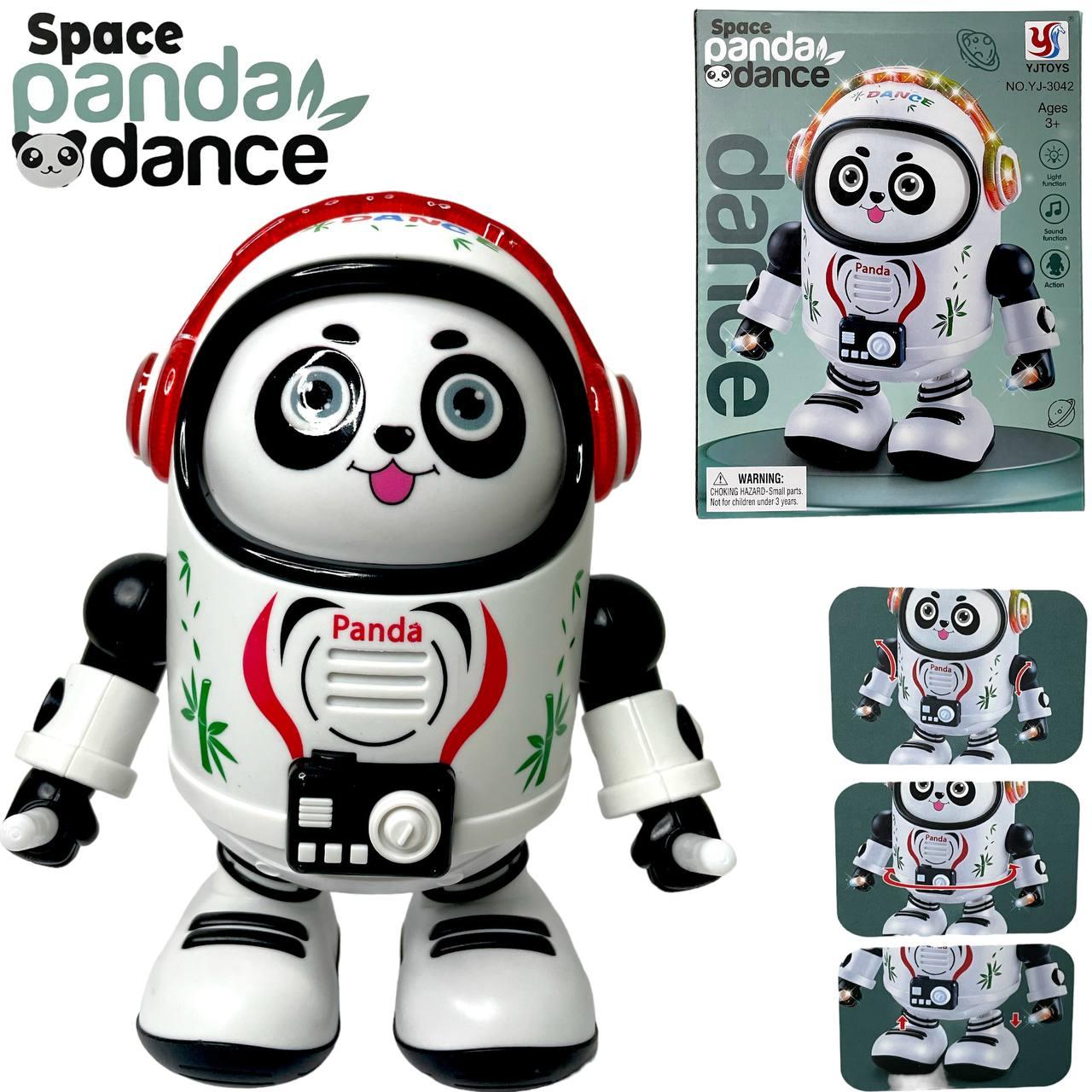 YJ3042 Космическая панда (танцует,музыка,свет) Space Panda Dance 19*15см