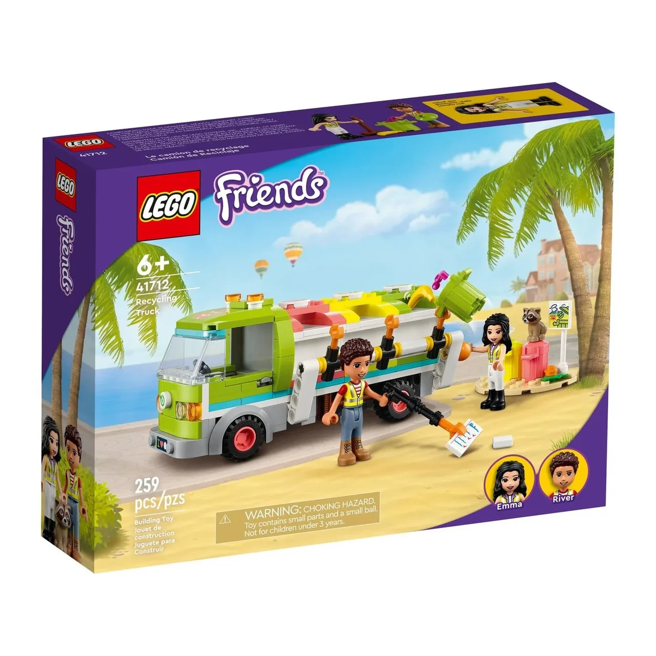 Конструктор LEGO Friends Мусороперерабатывающий грузовик 41712 - фото 1 - id-p107416506