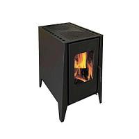 Печь камин (от 55 до 100 м2) ДЕРЕВЕНЬКА две конфорки (теплообменники опция)