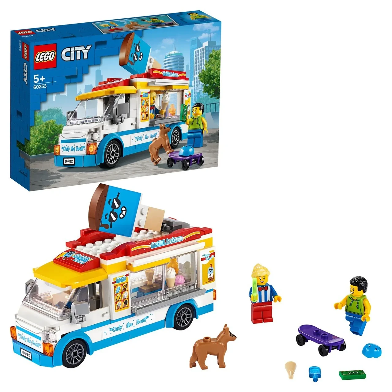 Конструктор LEGO City Грузовик мороженщика 60253 - фото 1 - id-p107416405