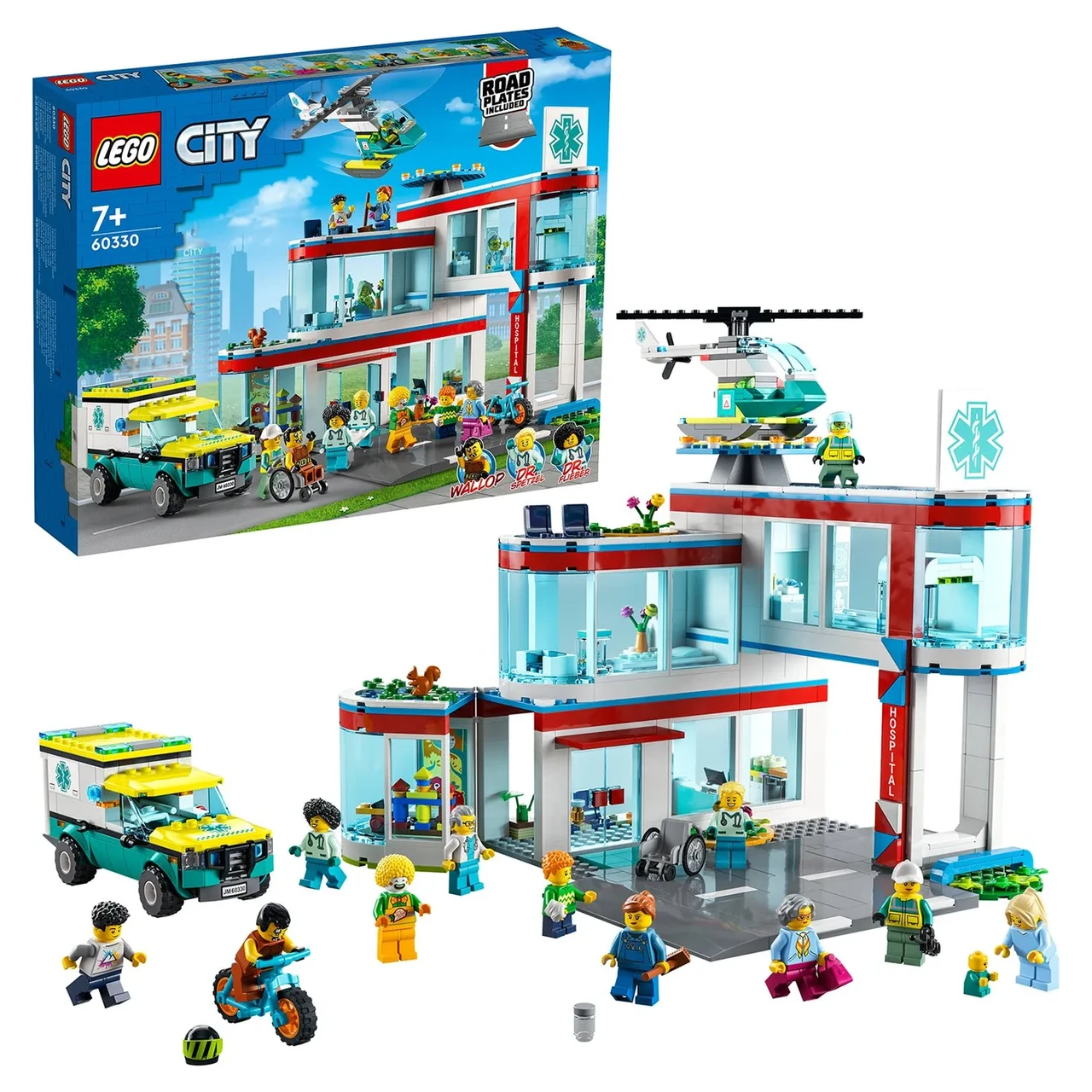 Конструктор LEGO City Больница 60330 - фото 1 - id-p107416402