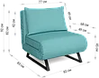 Кресло-кровать Диван Алекс Лофт 82х83х92 см, фото 4