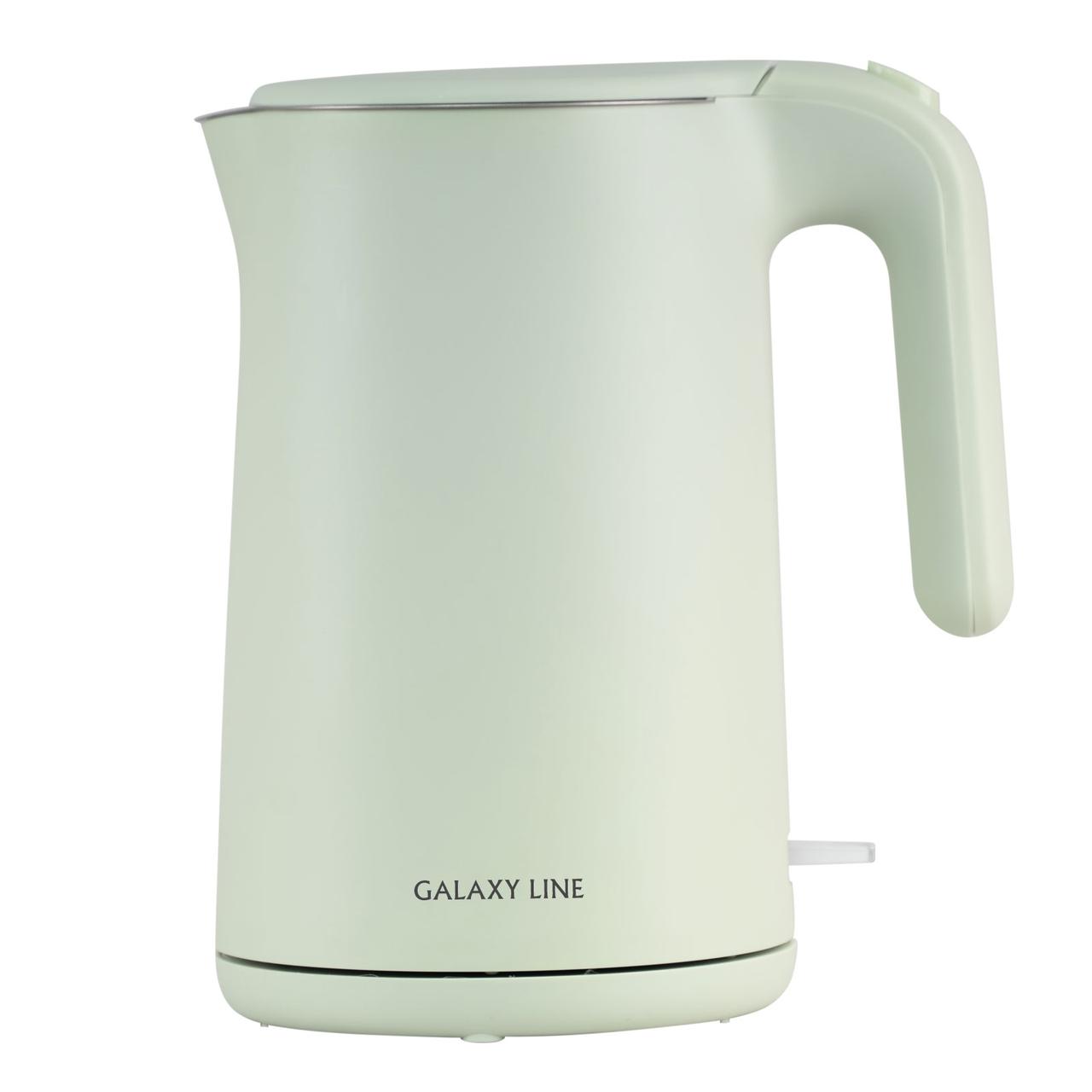 Чайник электрический с двойными стенками GALAXY LINE GL0327 Мятный