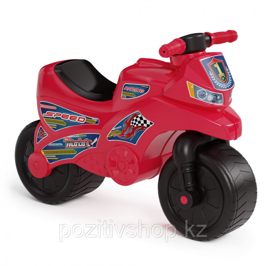 Каталка детская Альтернатива Мотоцикл розовый - фото 1 - id-p98861394