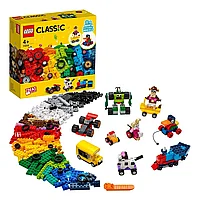 Конструктор LEGO Classic Кубики и колёса 11014