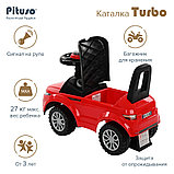 Машинка каталка Turbo (сигнал) Красный, фото 3
