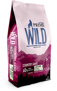Prime Wild Grain Free  COUNTRY GAME для собак всех возрастов с уткой и олениной, 2кг
