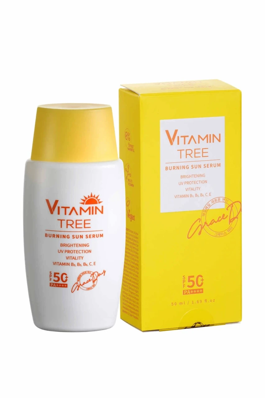 GRACE DAY Солнцезащитный крем с витамином VITAMIN TREE Sun Serum, 50 мл