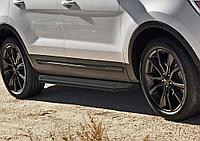 Пороги, подножки "Premium-Black" Ford Explorer 2015-