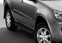 Пороги, подножки "Premium-Black" Chery Tiggo FL 2006-2014