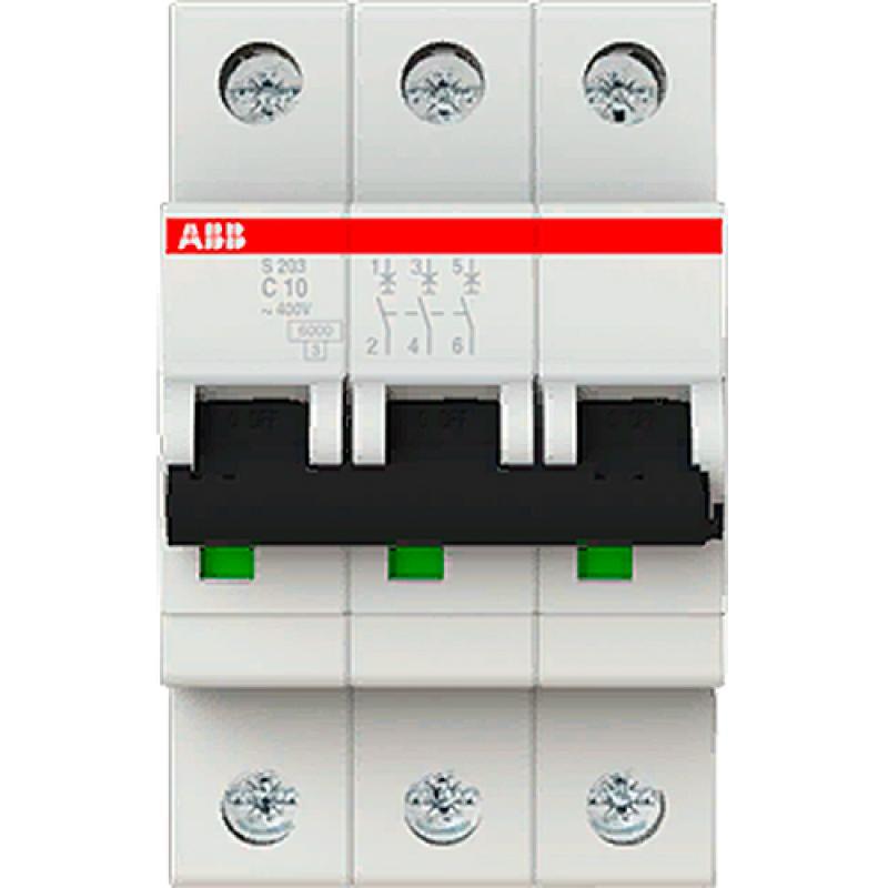 Автоматический выключатель 3-полюсный S203 C25 ABB 2CDS253001R0254