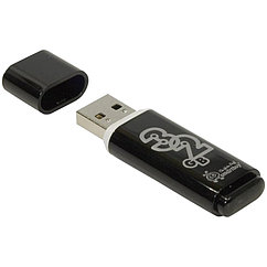 Память Smart Buy "Glossy"  32GB, USB 2.0 Flash Drive, черный
