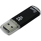 Память Smart Buy "V-Cut"  32GB, USB 2.0 Flash Drive, черный (металл.корпус), фото 2