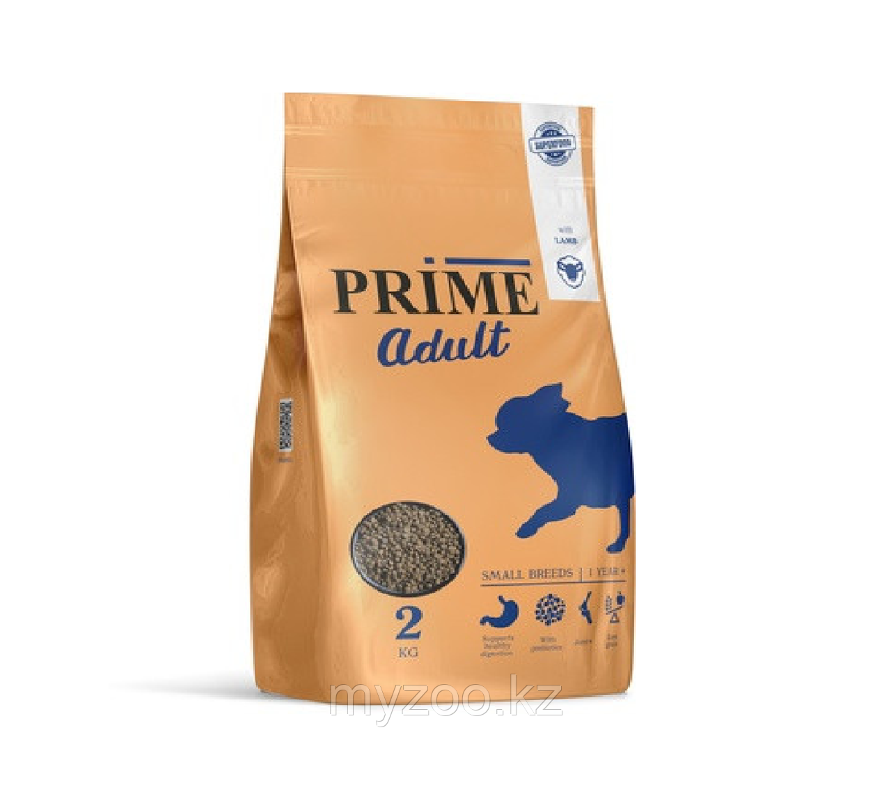 Prime MINI ADULT LAMB для собак мелких пород с ягненком, 500гр
