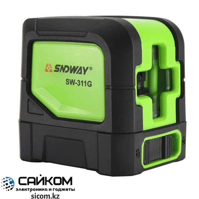 Самовыравнивающийся Лазерный Уровень, нивелир SNDWAY SW-311G, зеленый, 2-линии