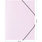 Папка на резинке MESHU "Dew", А4, 500мкм, pink dreams, фото 3