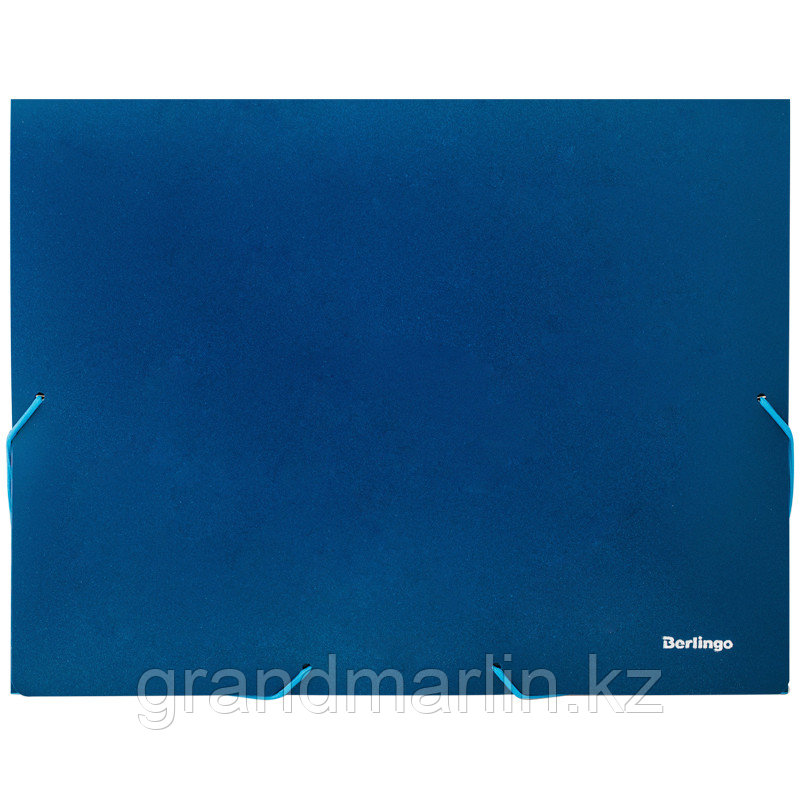 Папка-короб на резинке Berlingo А4, 30мм, 700мкм, синяя - фото 1 - id-p107464287