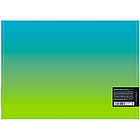 Папка-конверт на кнопке Berlingo "Radiance", 180мкм, голубой/зеленый градиент, с рисунком, фото 5