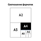 Папка для бумаг с завязками OfficeSpace, картон мелованный, 300г/м2, белый, до 200л., фото 5