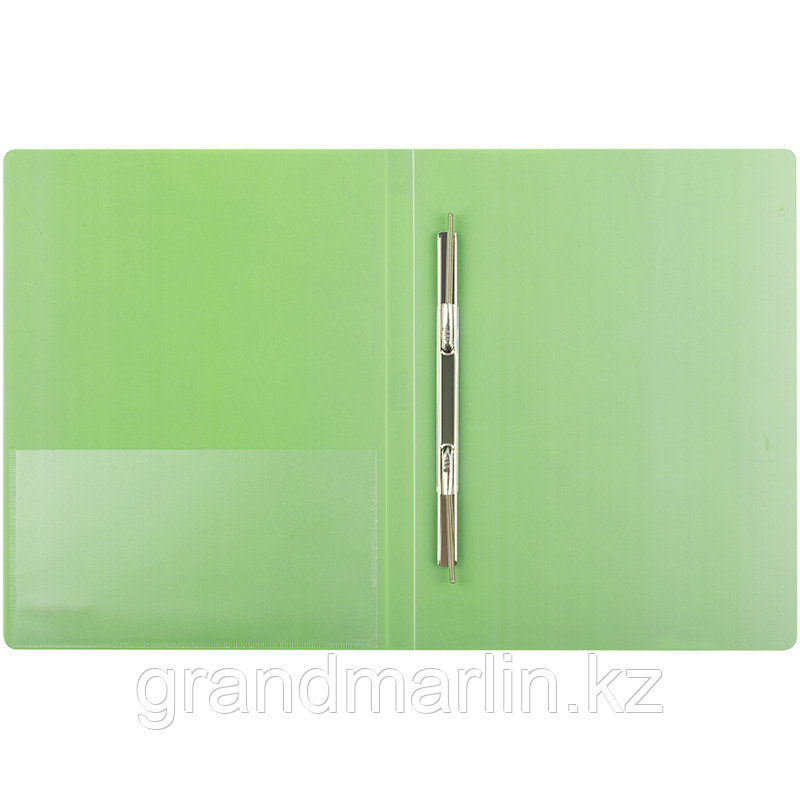 Папка-скоросшиватель с пружинным механизмом Berlingo Neon А4, зеленый неон - фото 4 - id-p107464378