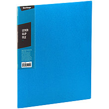 Папка с зажимом Berlingo "Color Zone" А4, пластиковая, 1,7см, 600 мкр, синий